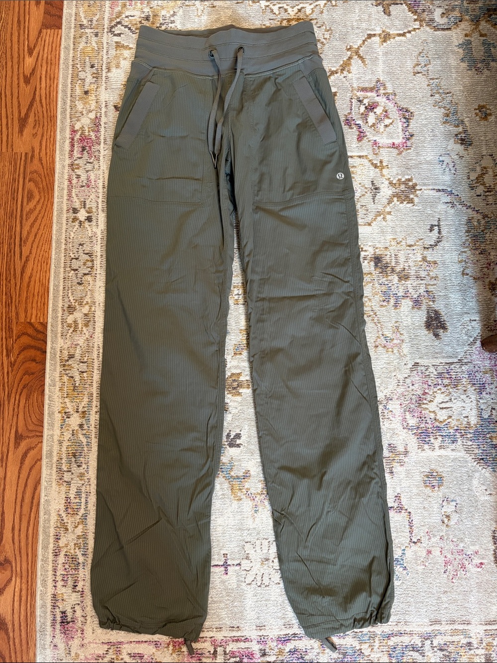 Women’s Lululemon Dance Pants Olive Green New Without Tags